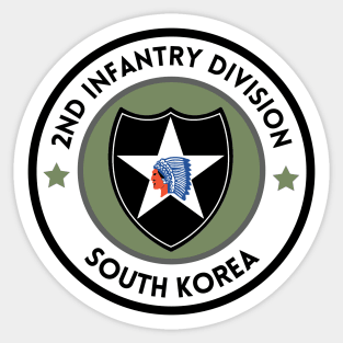 2nd ID South Korea Green Stars Sticker